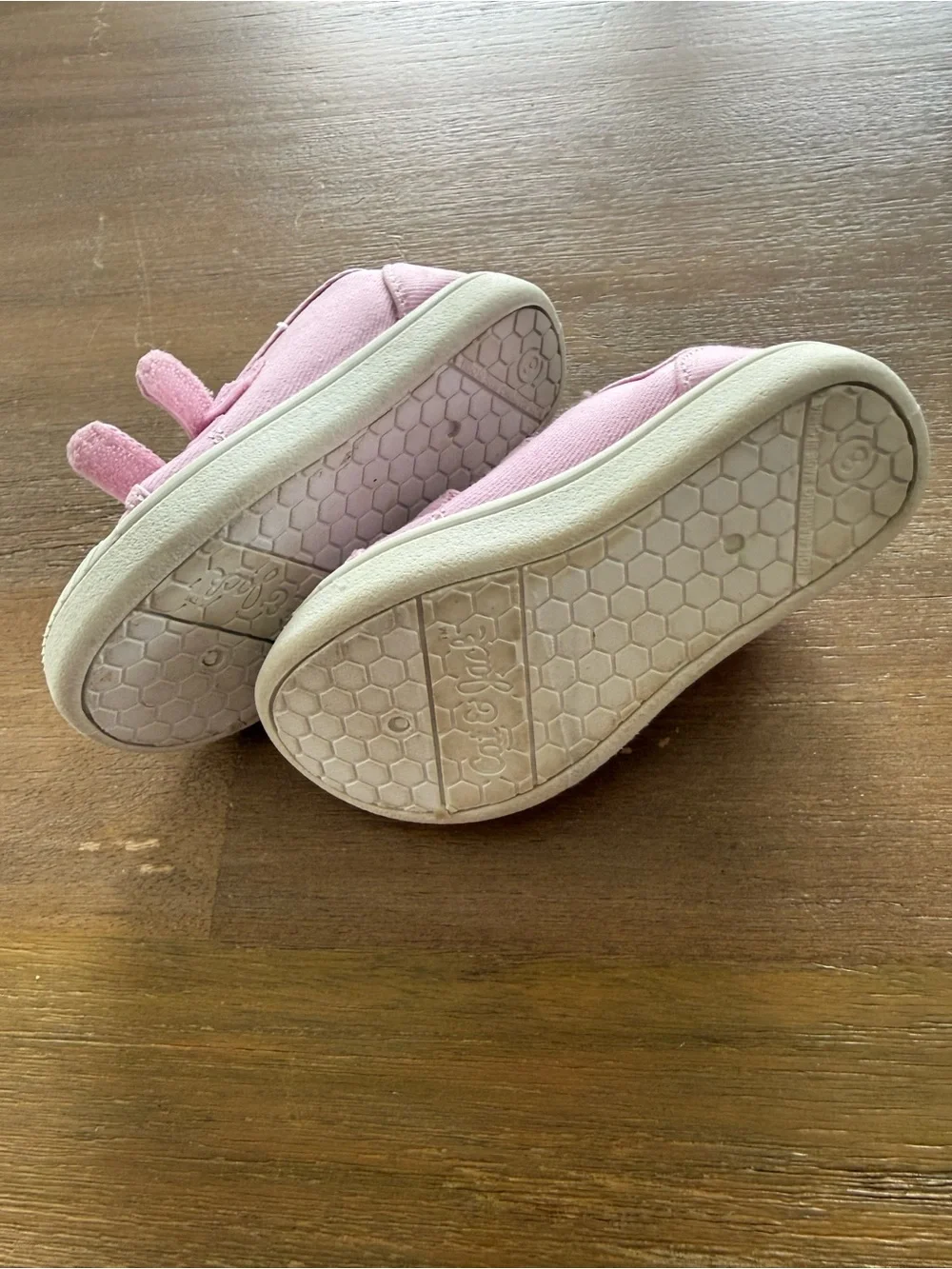Cat & Jack Kids Canvas Hook-and-Loop Sneakers in Pink
